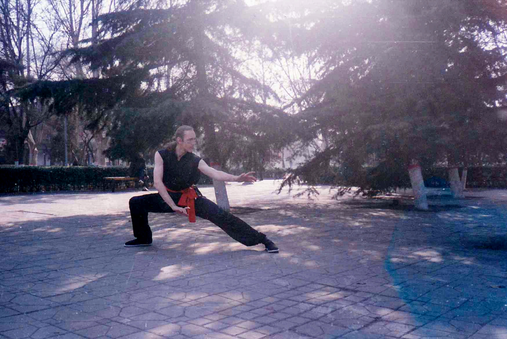 AJ Donnelly practicing kung fu in Shijiazhuang aged 21 AJ Donnelly doing Kung Fu in Shijiazhuang